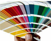 Míchání barev vzorník RAL Pantone zkušební tisky speciální barvy tónování